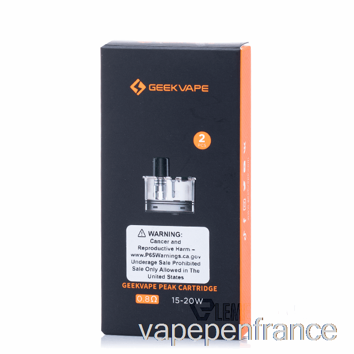 Geek Vape Pic Dosettes De Remplacement 0.8ohm Pic Pods Vape Stylo